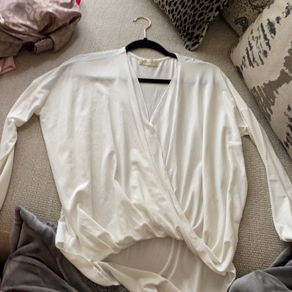 alter’d state long sleeve white top size small